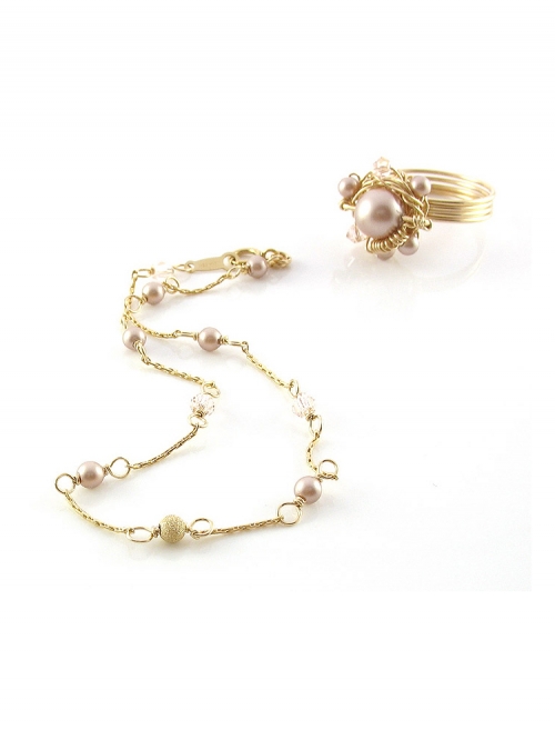 Set bracelet and ring by Ichiban - Prom Queen