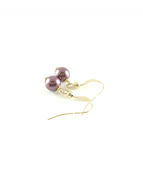 Dangle earrings by Ichiban - Prom Queen Burgundy