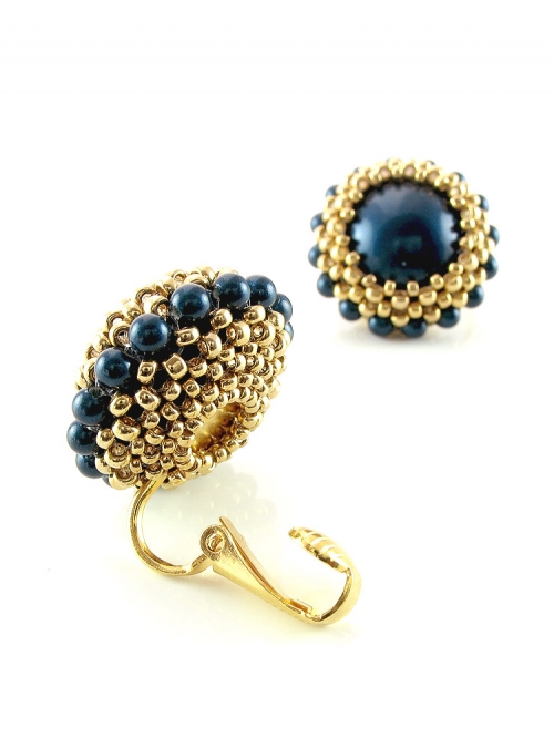 Clips earrings by Ichiban - Blue Moon