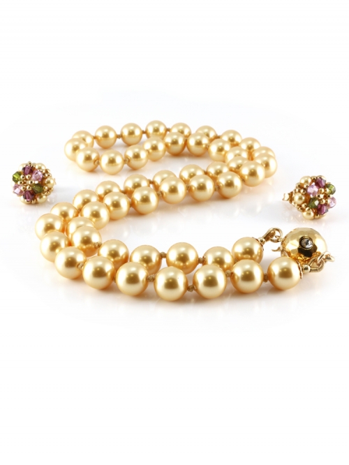 Set necklace and stud earrings by Ichiban - Desire Gold