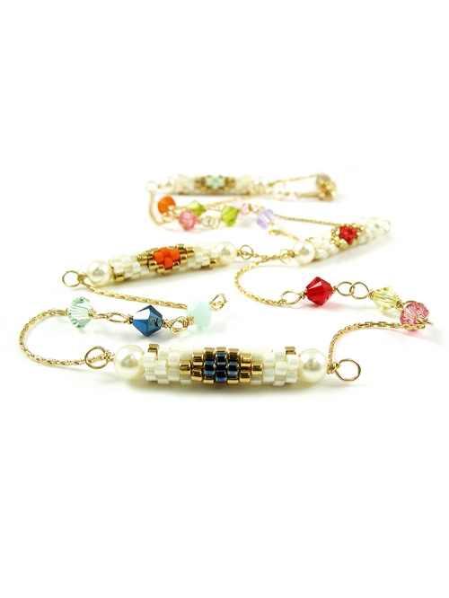 Necklace by Ichiban - Fineline Traditional Red