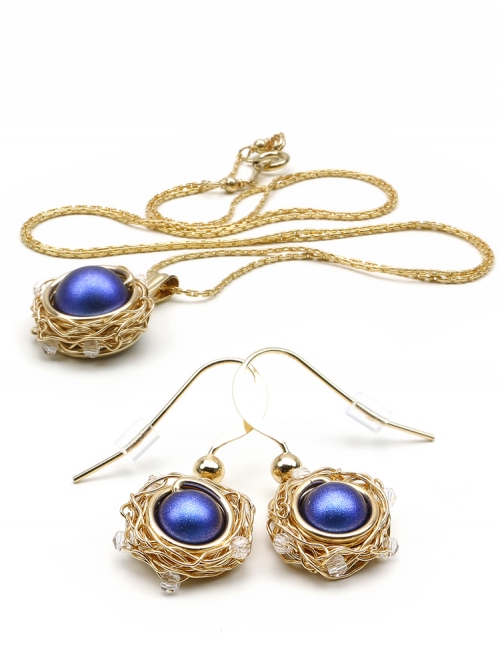 Set pendant and earrings by Ichiban - Sweet Night