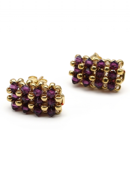Earrings by Ichiban - Business Amethyst