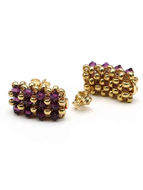 Earrings by Ichiban - Business Amethyst