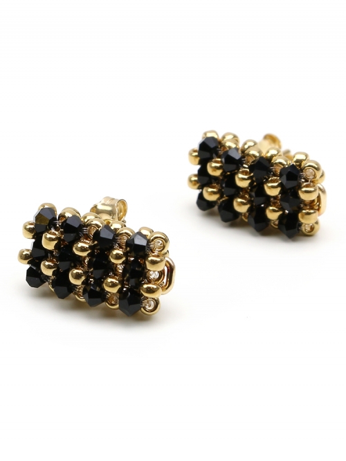 Earrings by Ichiban - Business Black