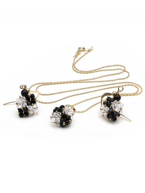 Set pendant and earrings by Ichiban - Chess