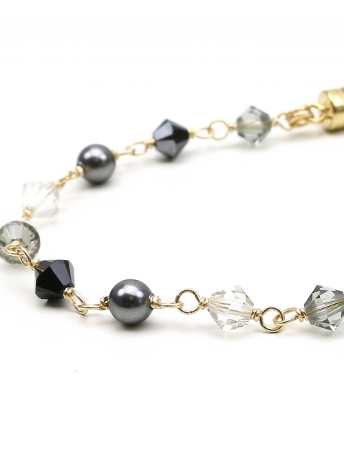 Bratara Ichiban - Luxury Black Diamond