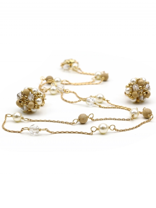 Set necklace and stud earrings by Ichiban - Daisies Fineline