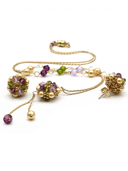 Set colier si cercei surub Ichiban - Happy Royal 