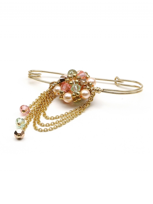 Happy Peach - brooch