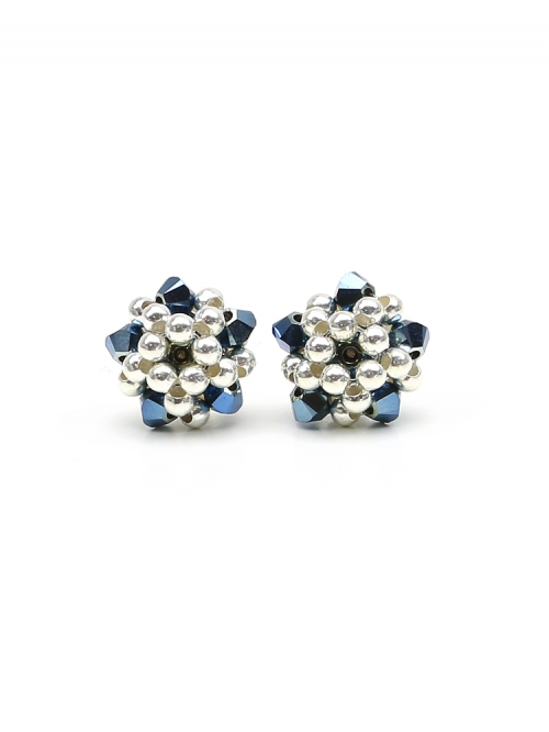 Charm Blue - stud earrings