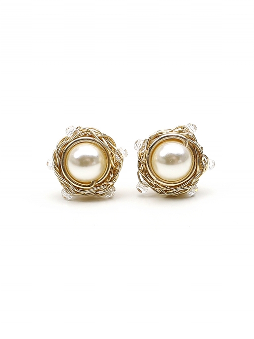 Cercei cu surub, Ichiban - Sweet Cream 