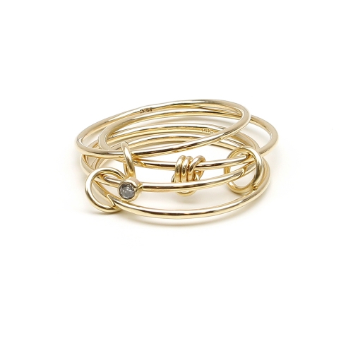 14K Gold ring and diamond - Transformers Diamond