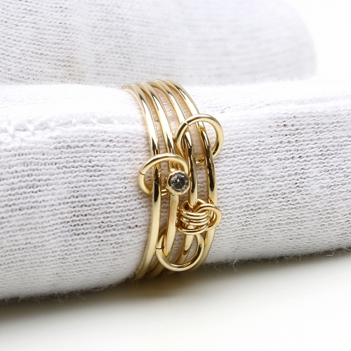 Inel din aur 14K si diamant - Transformers Diamond