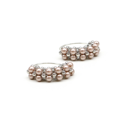 Cercei - Mini Diva Pearls Powder Almond AG925