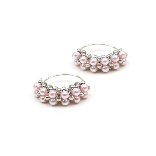 Cercei Ichiban - Mini Diva Pearls Rosaline AG925