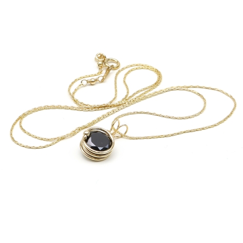 Pendant for women - Busted Black