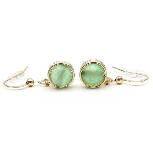 Busted Gemstone Aventurine - earrings