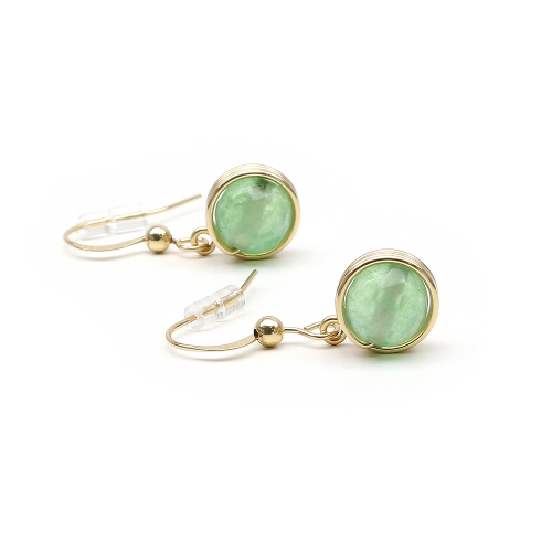 Busted Gemstone Aventurine - earrings