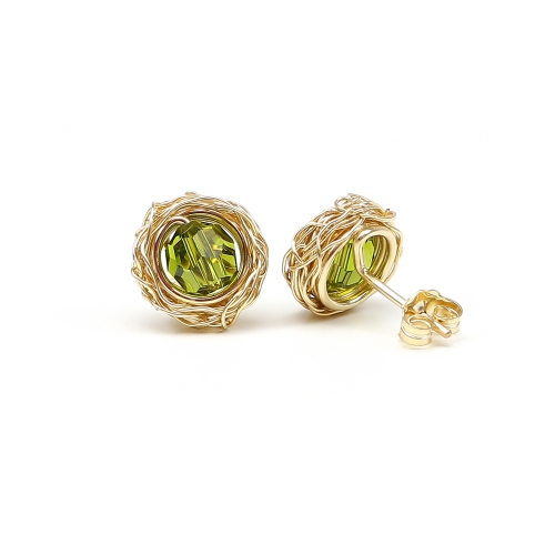 Stud earrings by Ichiban - Sweet Olivine
