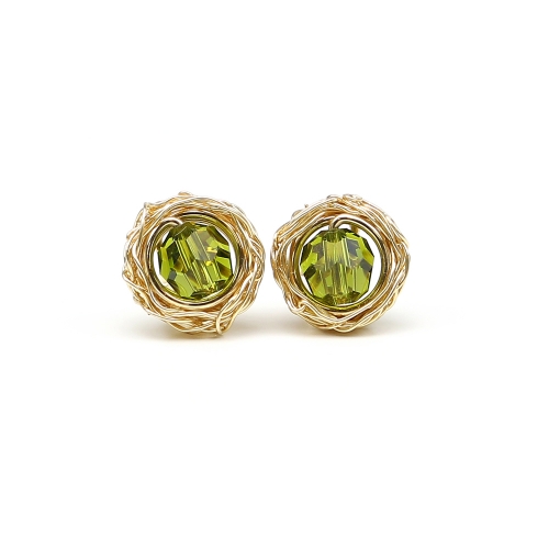 Stud earrings by Ichiban - Sweet Olivine