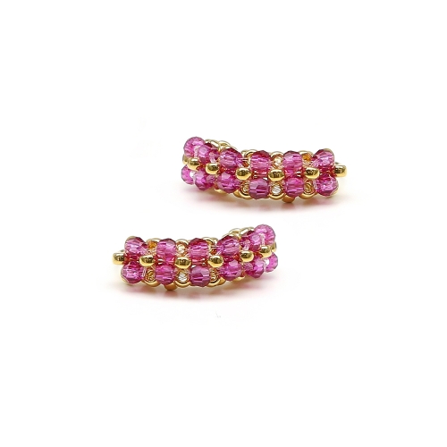 Earrings by Ichiban - Mini Diva Fuchsia