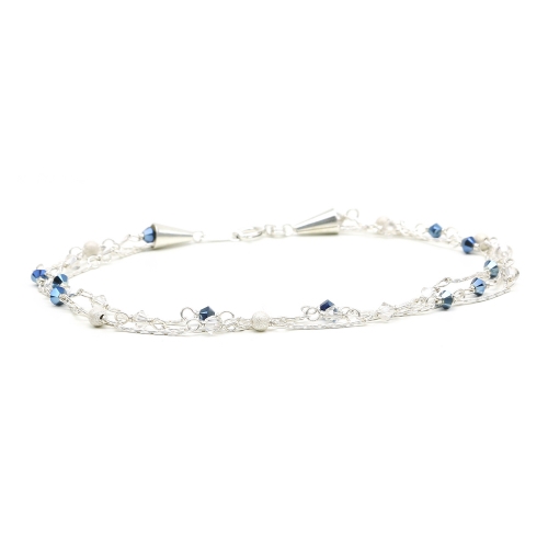 Bracelet by Ichiban - Charm Blue 925