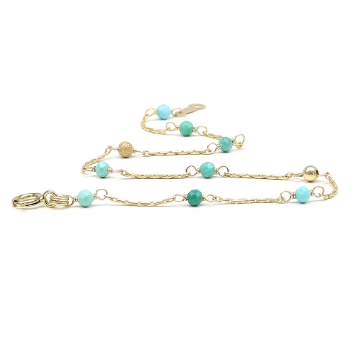 Bracelet by Ichiban - Lucky Charm Turquoise