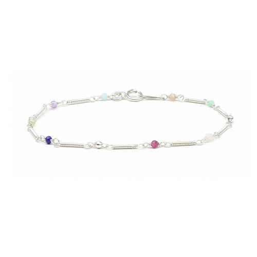 Lady Charm Spiral Style 925 Silver - bracelet