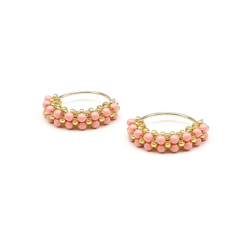 Cercei Ichiban - Primetime Pearls Pink Coral