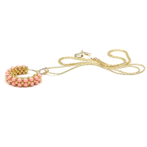 Pendant by Ichiban - Primetime Pearls Pink Coral