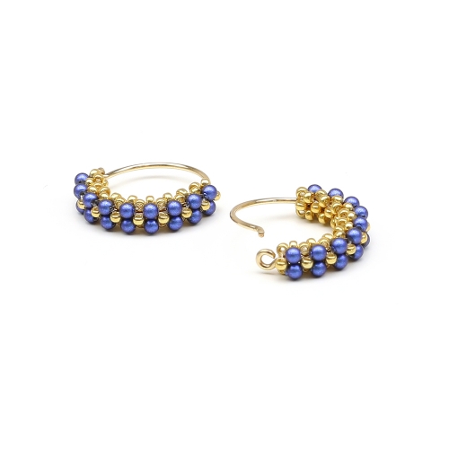 Cercei Ichiban - Primetime Pearls Iridescent Dark Blue