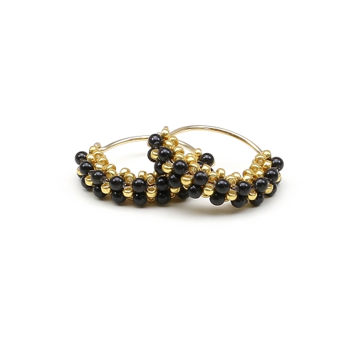 Earrings by Ichiban - Primetime Pearls Mystic Black