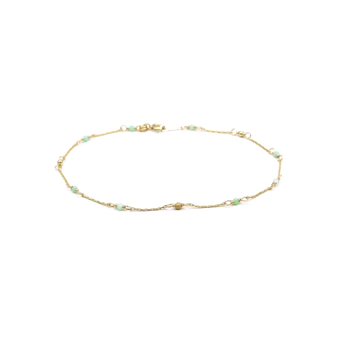 Bracelet by Ichiban - Lucky Charm Chrysoprase