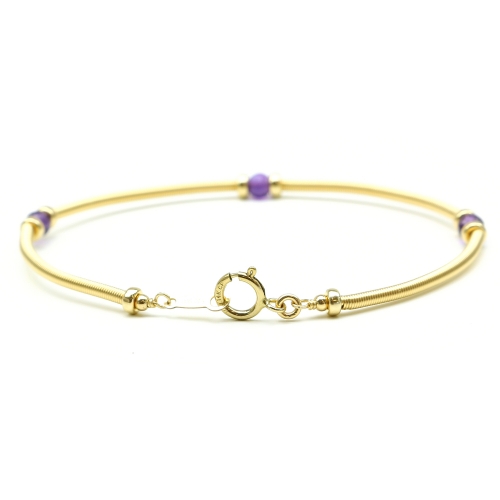 Gemstone bracelet by Ichiban - Vogue Amethyst