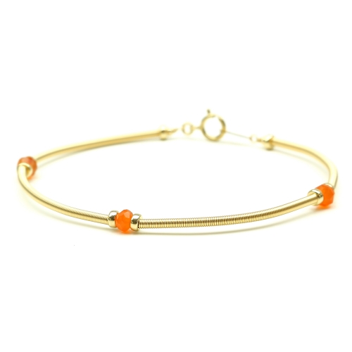  Bratara Ichiban cu pietre semipretioase - Vogue Carnelian