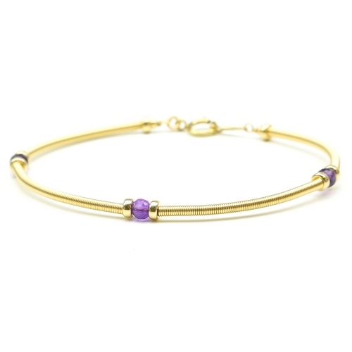 Bratara Ichiban cu pietre semipretioase - Vogue Amethyst