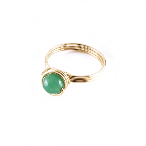 Ring by Ichiban - Busted Gemstone Aventurine