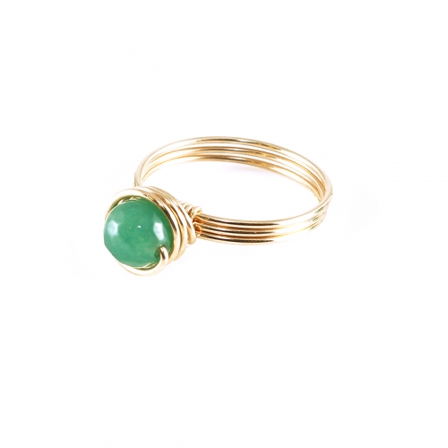 Ring by Ichiban - Busted Gemstone Aventurine