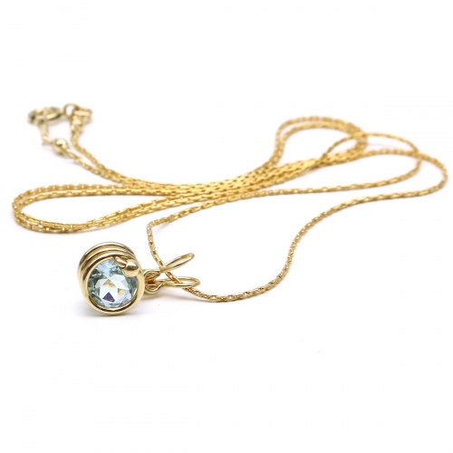 Pendant by Ichiban - Busted Deluxe Sky Blue Topaz