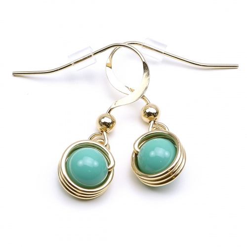 Earrings by Ichiban - Busted Pearls Jad