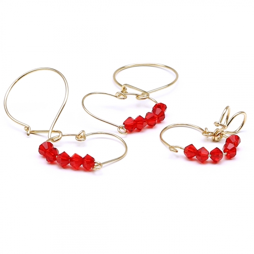 Earrings and pendant for women - Sweet Love set