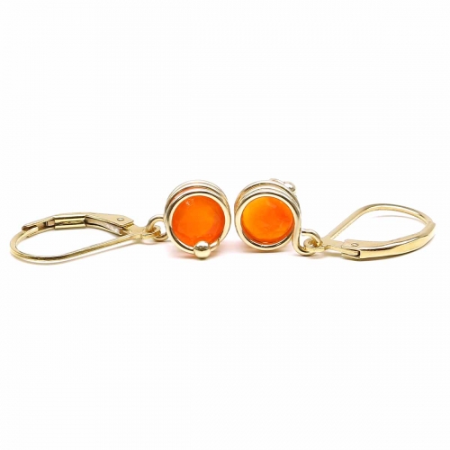 Leverback earringsby Ichiban - Busted Deluxe Carnelian