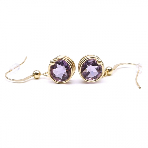 Earrings by Ichiban - Busted Deluxe Brazilian Amethyst