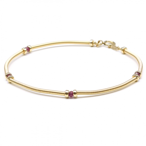 Bratara Ichiban cu pietre pretioase - Vogue Ruby