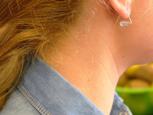 Gemstone earrings by Ichiban - Fancy Labradorite