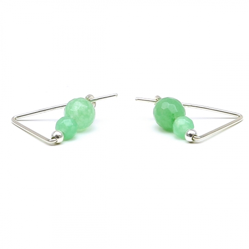 Earrings by Ichiban - Fancy Aventurine 925 Silver