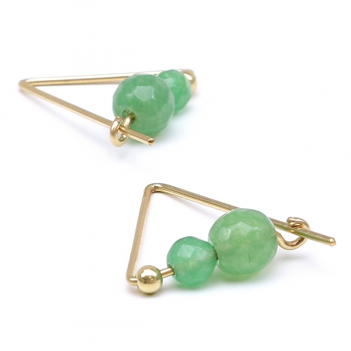 Cercei cu pietre semipretioase, Ichiban - Fancy Aventurine