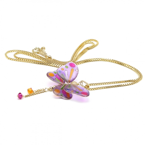 Pendant with chain by Ichiban - Free Spirit Bufferfly