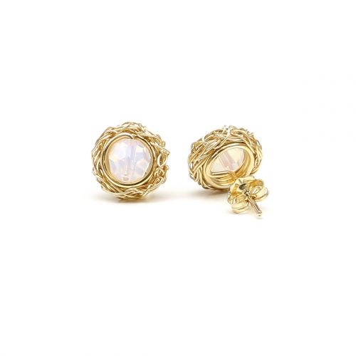 Cercei cu surub, Ichiban - Sweet Opaline